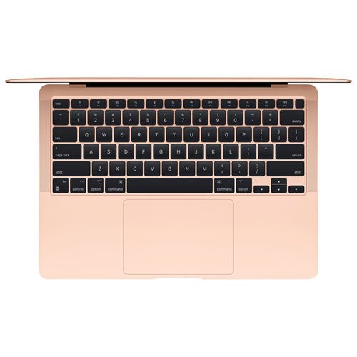 Apple MacBook Air 13.3" w/ Touch ID (Fall 2020) - Gold (Apple M1 Chip / 256GB SSD / 8GB RAM) - En - Refurbished - Ekvolution