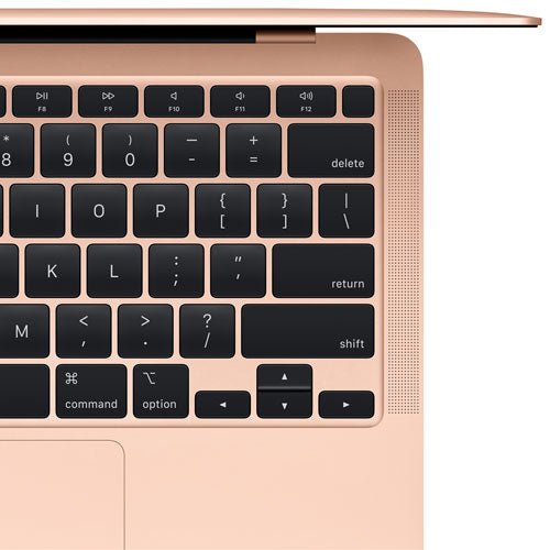 Apple MacBook Air 13.3" w/ Touch ID (Fall 2020) - Gold (Apple M1 Chip / 256GB SSD / 8GB RAM) - En - Refurbished - Ekvolution