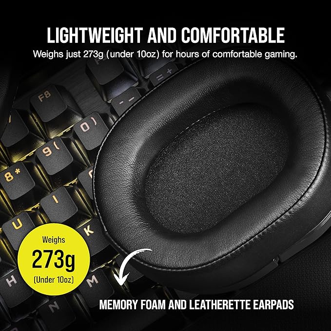 Corsair HS55 SURROUND Wired Gaming Headset Carbon - Open Box - Ekvolution