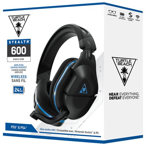 Turtle Beach - Stealth 600 Gen 2 USB PS Wireless Gaming Headset for PS5, PS4 - Open Box - Ekvolution